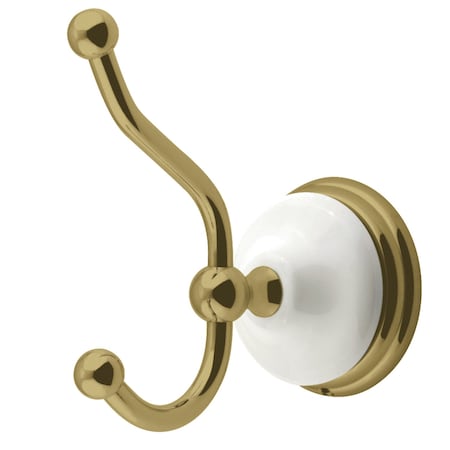 Kingston Brass BA1117BB Victorian Robe Hook, Brushed Brass BA1117BB
